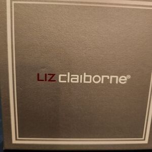 Liz Claiborne Gold Tone Enamel Yellow Pendent & Earrings